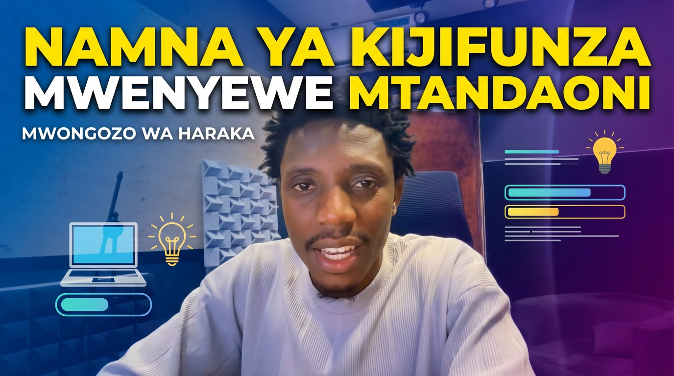 Namna ya Kijifunza Mwenyewe Mtandaoni